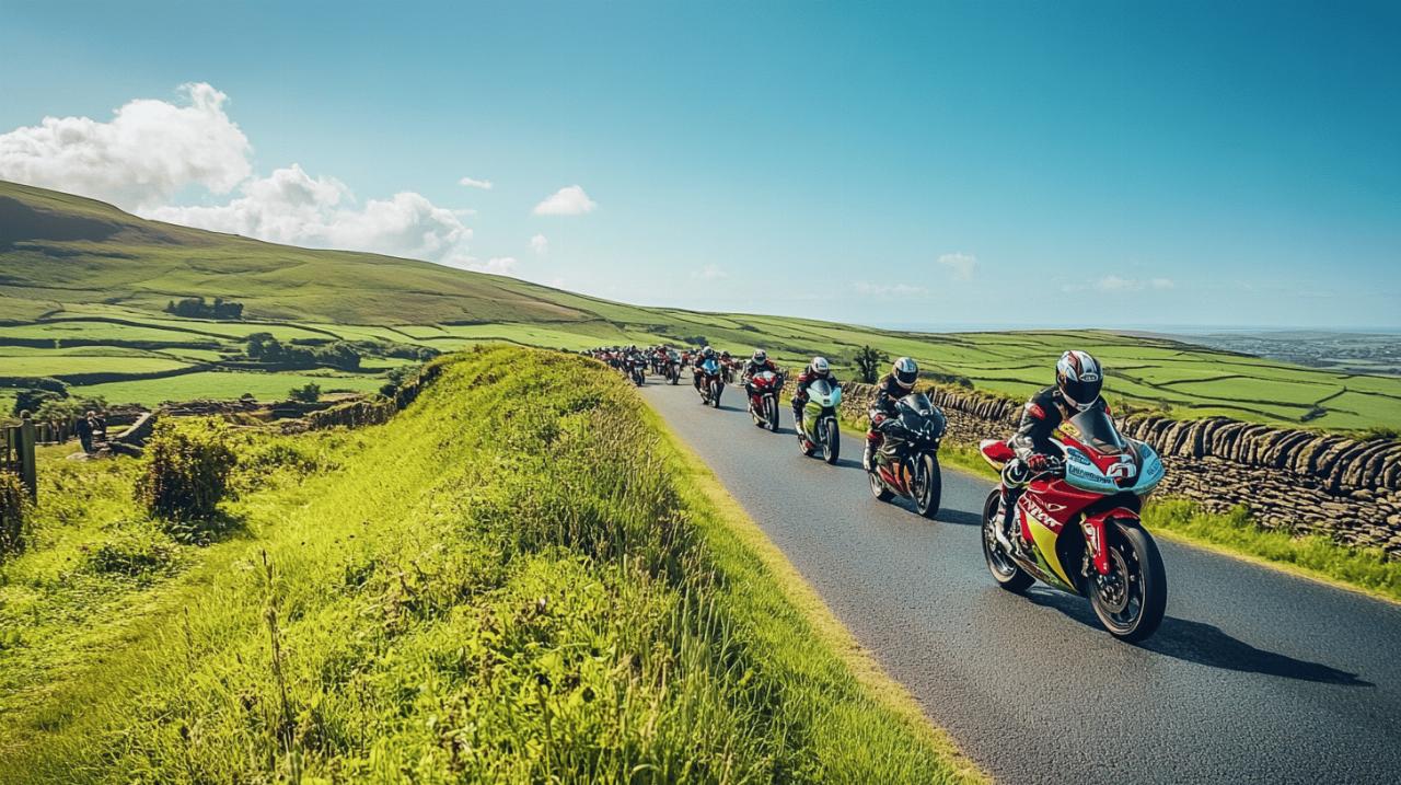 De la pluie au soleil : Guide meteo du calendrier des courses de motos en Irlande pour 2024